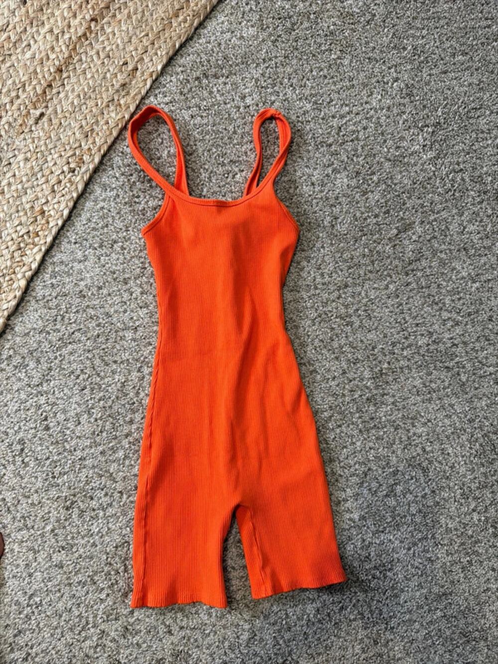 Love tree, orange romper cat suit S 3269